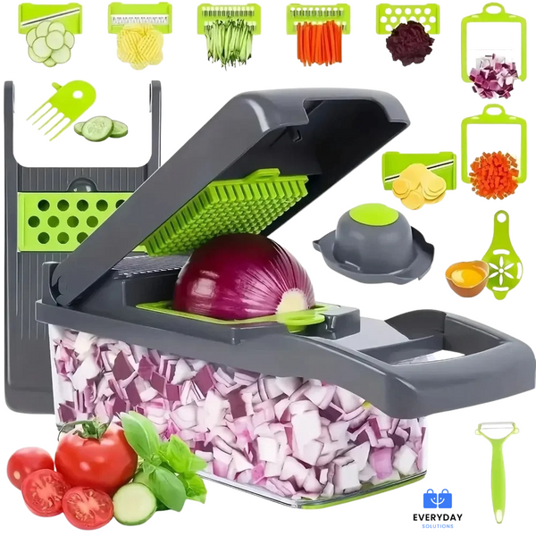 14 & 16-in-1 Multifunctional Vegetable Chopper & Slicer