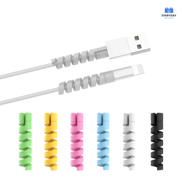 Cable Protector Spiral Winder – Silicone Wire Saver