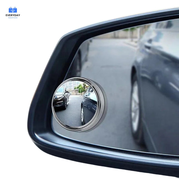 2PCS Round Blind Spot Mirrors – Waterproof & 360° Adjustable