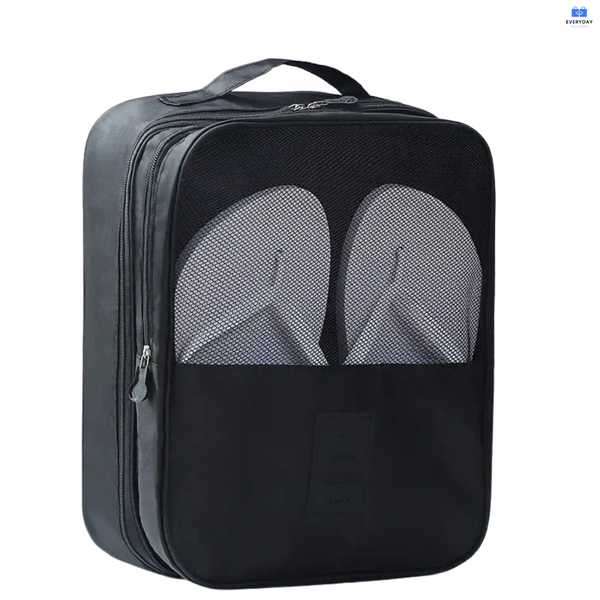 3-Layer Portable Shoe & Clothes Organizer Bag