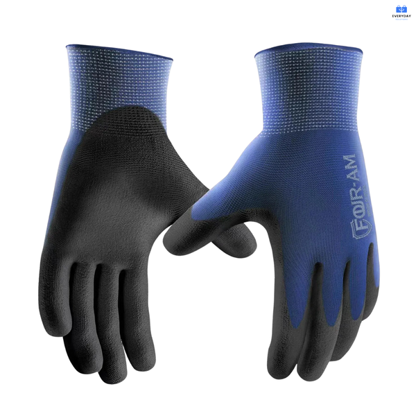 12 Pairs PU Coated Gloves
